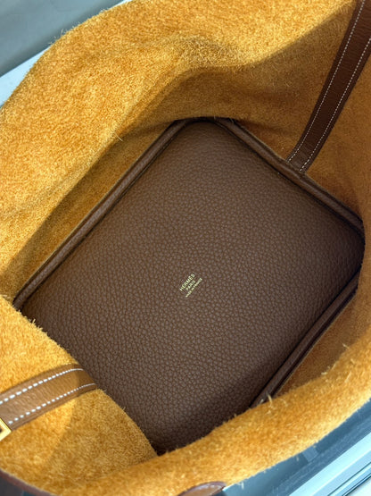 HERMES Picotin 22 - Gold 37 金棕金 U