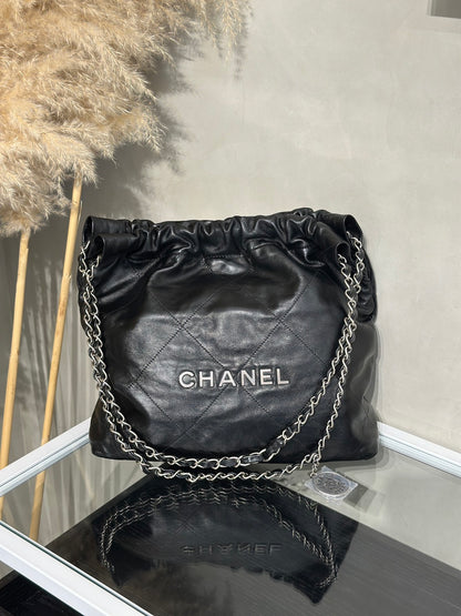 CHANEL 22 Bag - 小號黑銀