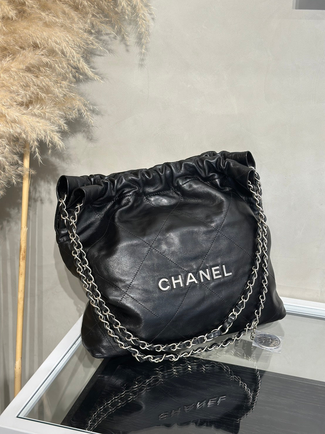 CHANEL 22 Bag - 小號黑銀