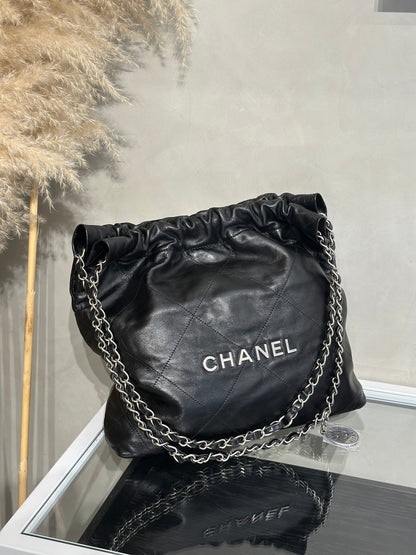 CHANEL 22 Bag - 小號黑銀