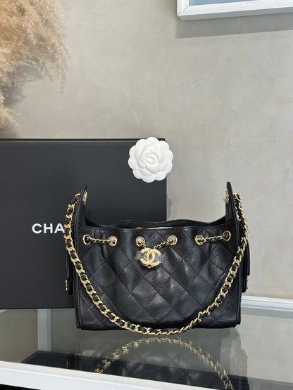 CHANEL 25 Mini Hobo Bag - 黑金