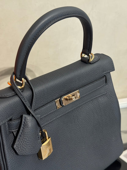 HERMES Kelly 25 - Gris Misty H0 霧霾灰香檳金 W