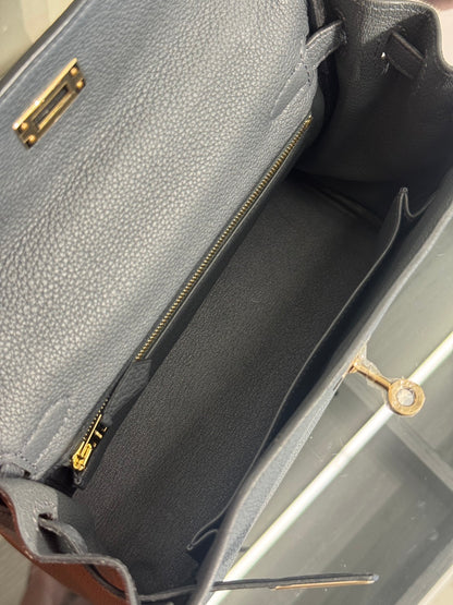 HERMES Kelly 25 - Gris Misty H0 霧霾灰香檳金 W