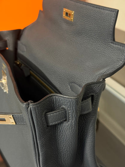 HERMES Kelly 25 - Gris Misty H0 霧霾灰香檳金 W