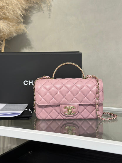 CHANEL 24A Handle Mini CF20 - 粉金