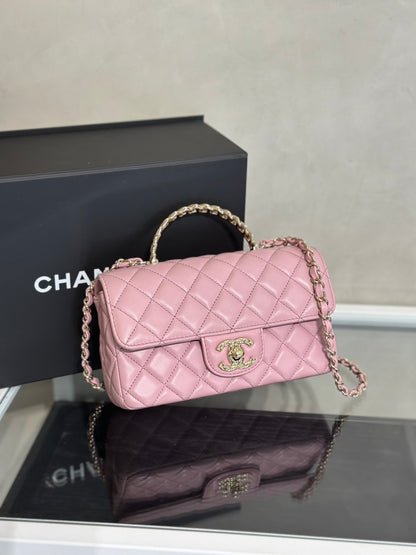 CHANEL 24A Handle Mini CF20 - 粉金