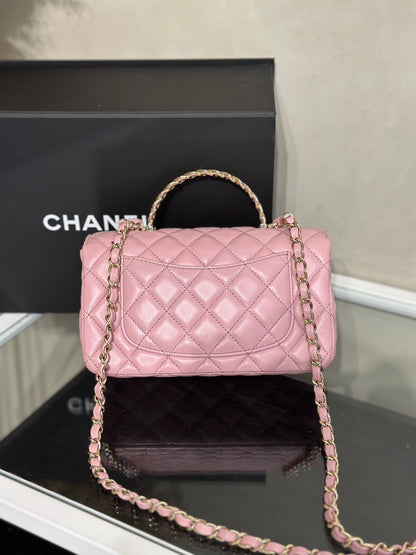 CHANEL 24A Handle Mini CF20 - 粉金