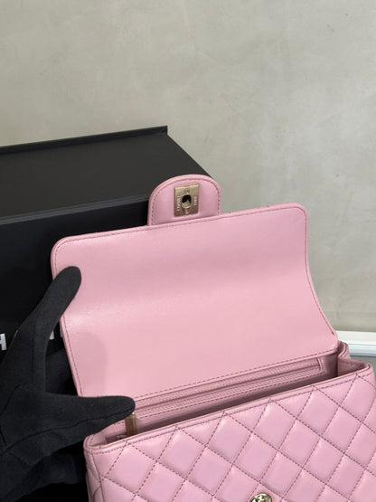 CHANEL 24A Handle Mini CF20 - 粉金