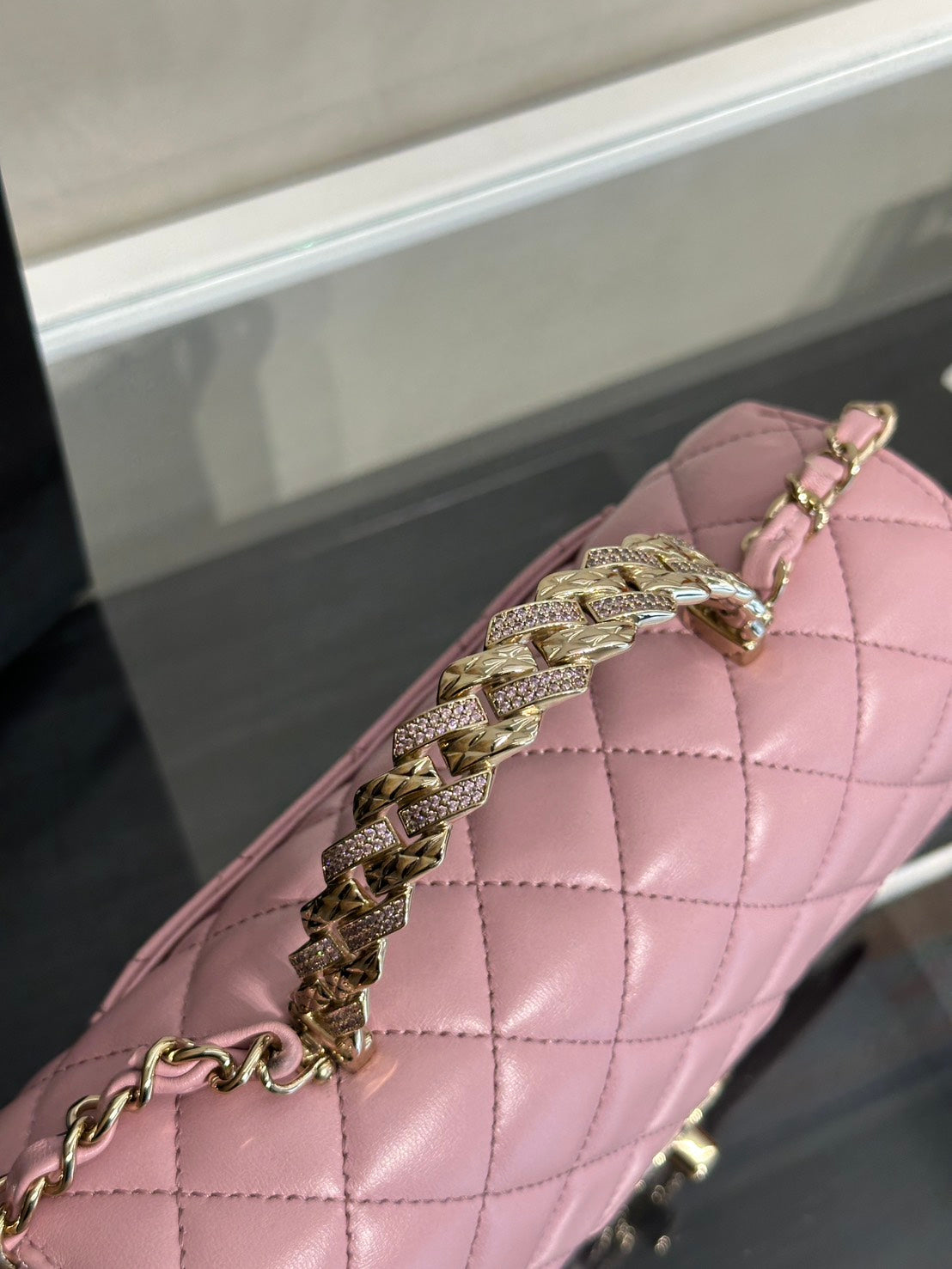 CHANEL 24A Handle Mini CF20 - 粉金