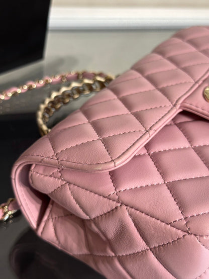 CHANEL 24A Handle Mini CF20 - 粉金
