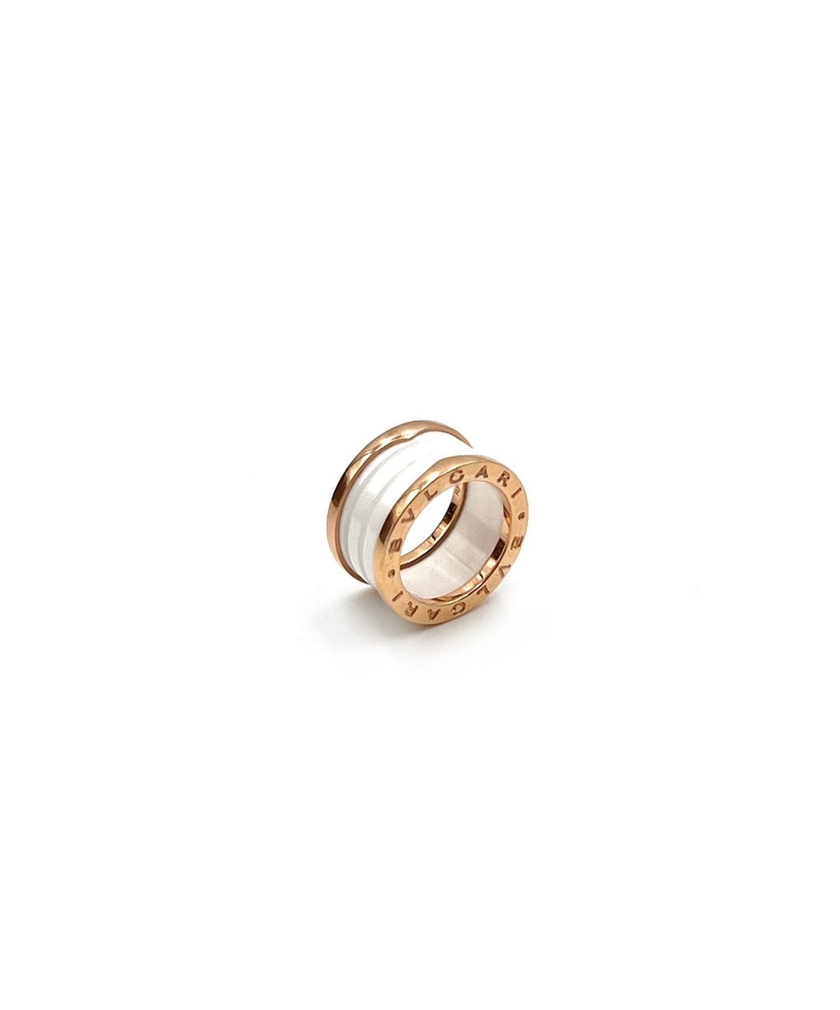 BVLGARI B.ZERO1系列18K玫瑰金四環戒指