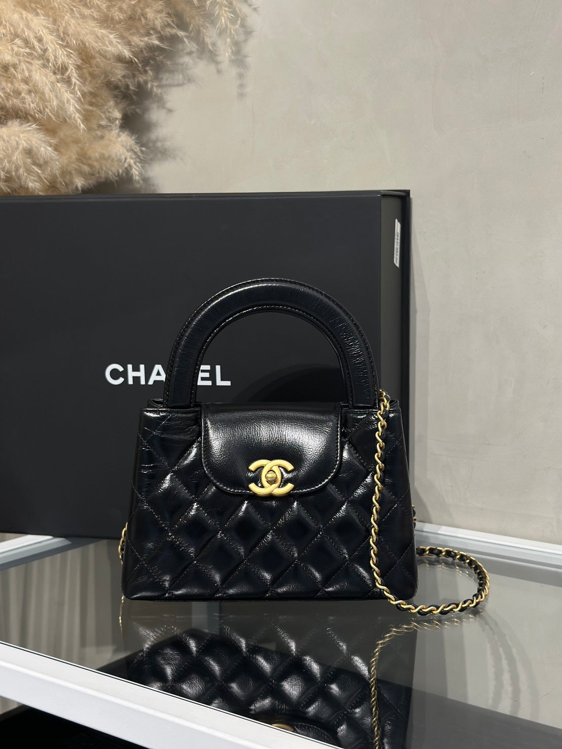 CHANEL Mini Kelly - 黑金