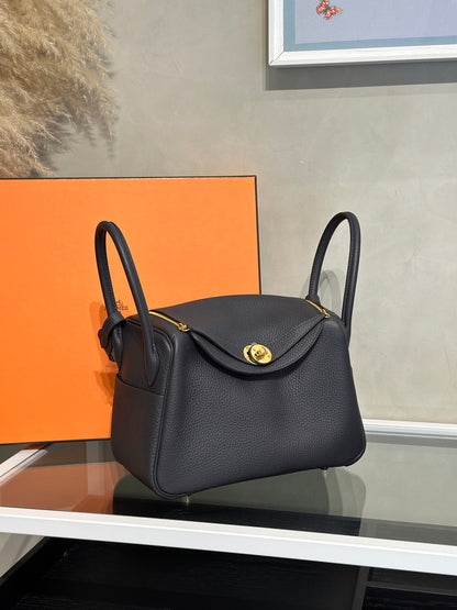 HERMES Lindy 26 - Caban 3Y 水冰藍金 K