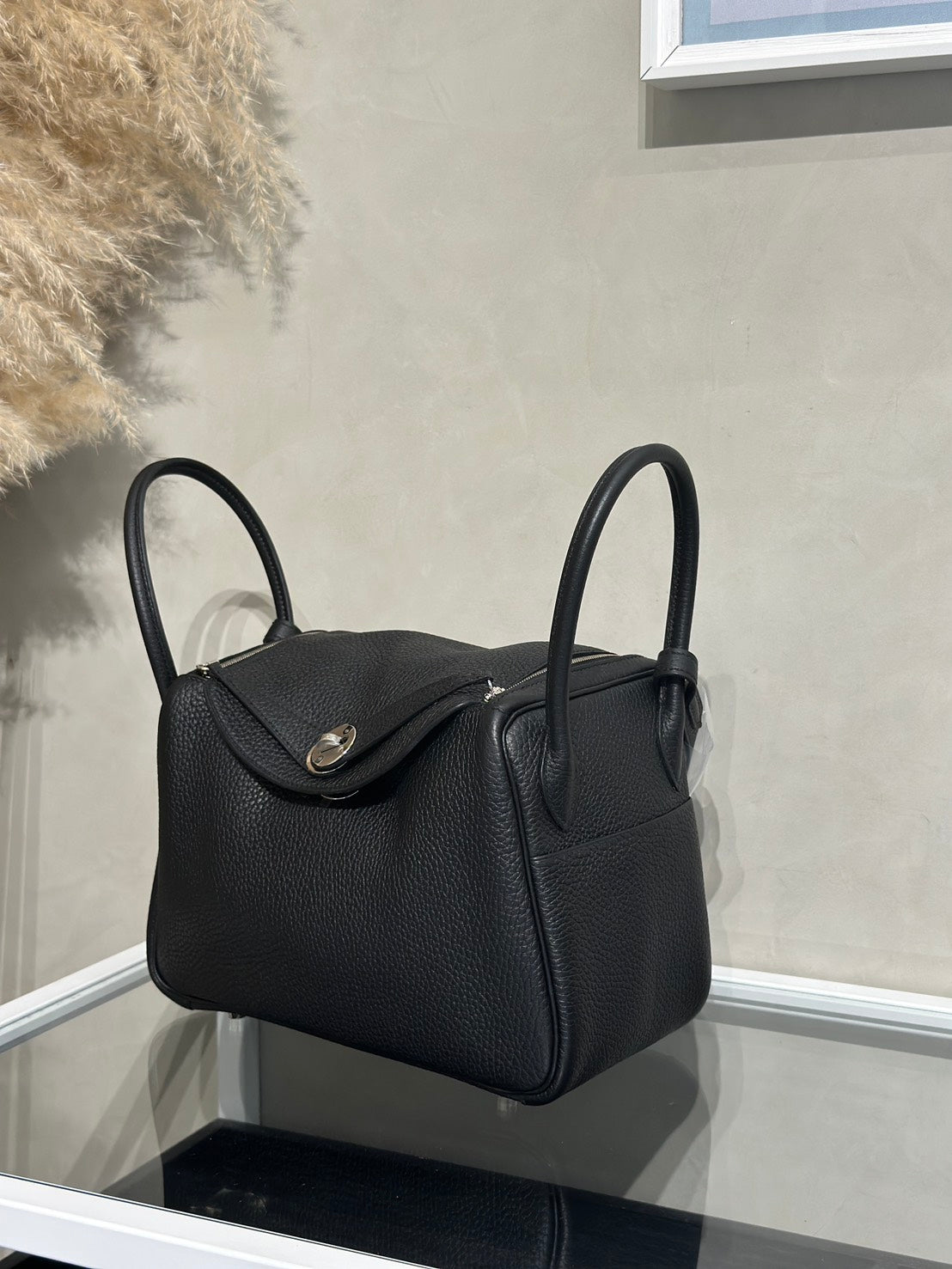 HERMES Lindy 26 - Noir 89 黑銀 U