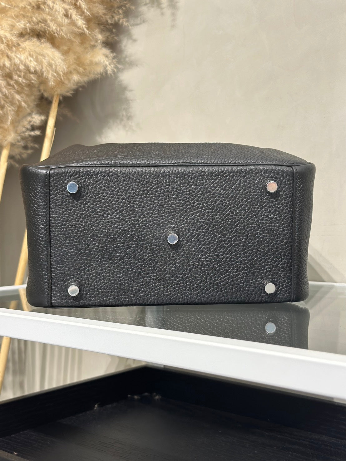 HERMES Lindy 26 - Noir 89 黑銀 U