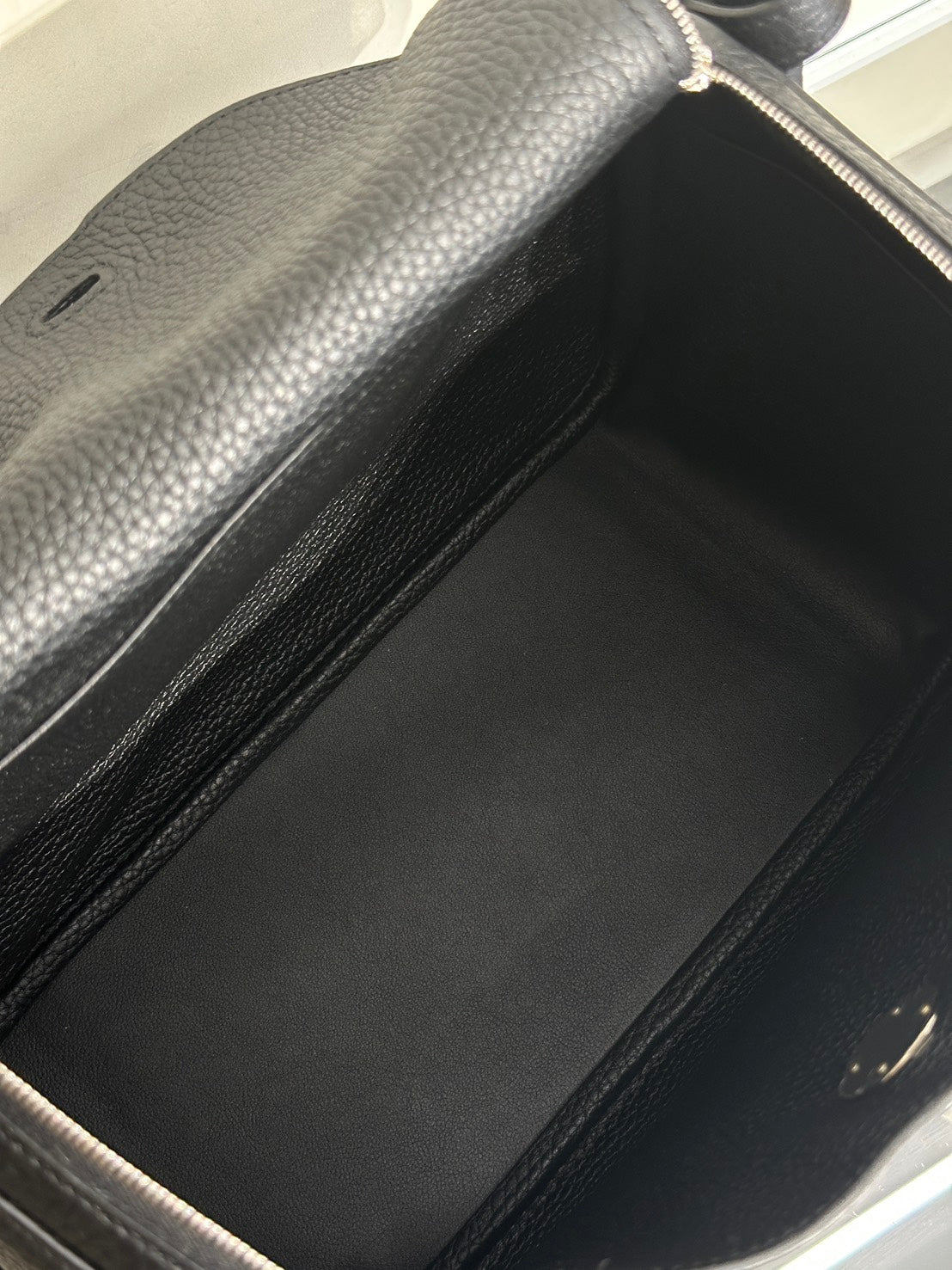 HERMES Lindy 26 - Noir 89 黑銀 U