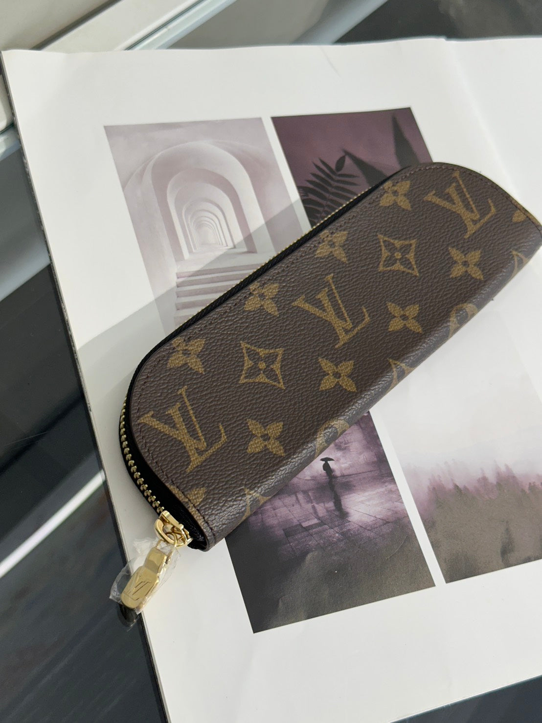 LOUIS VUITTON 經典老花六孔活頁手帳本 / 筆袋