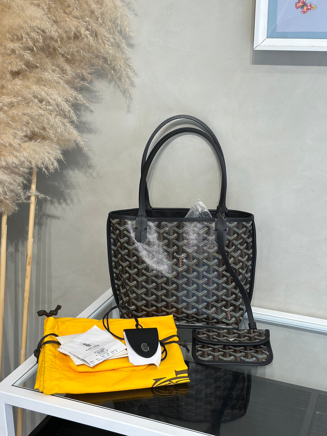 GOYARD 新版Anjou Mini Tote - 黑