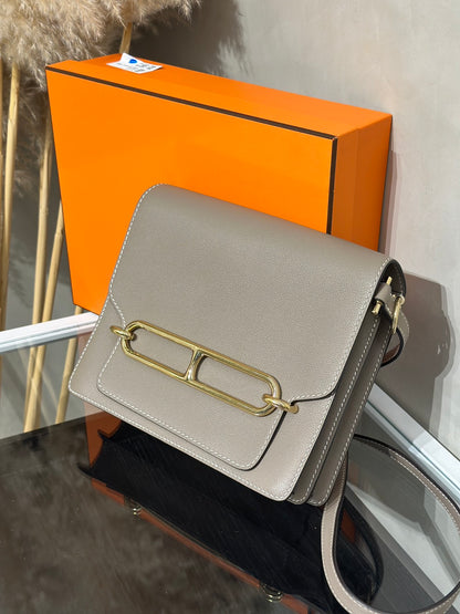 HERMES Roulis 23 - Etoupe 18 大象灰金 C