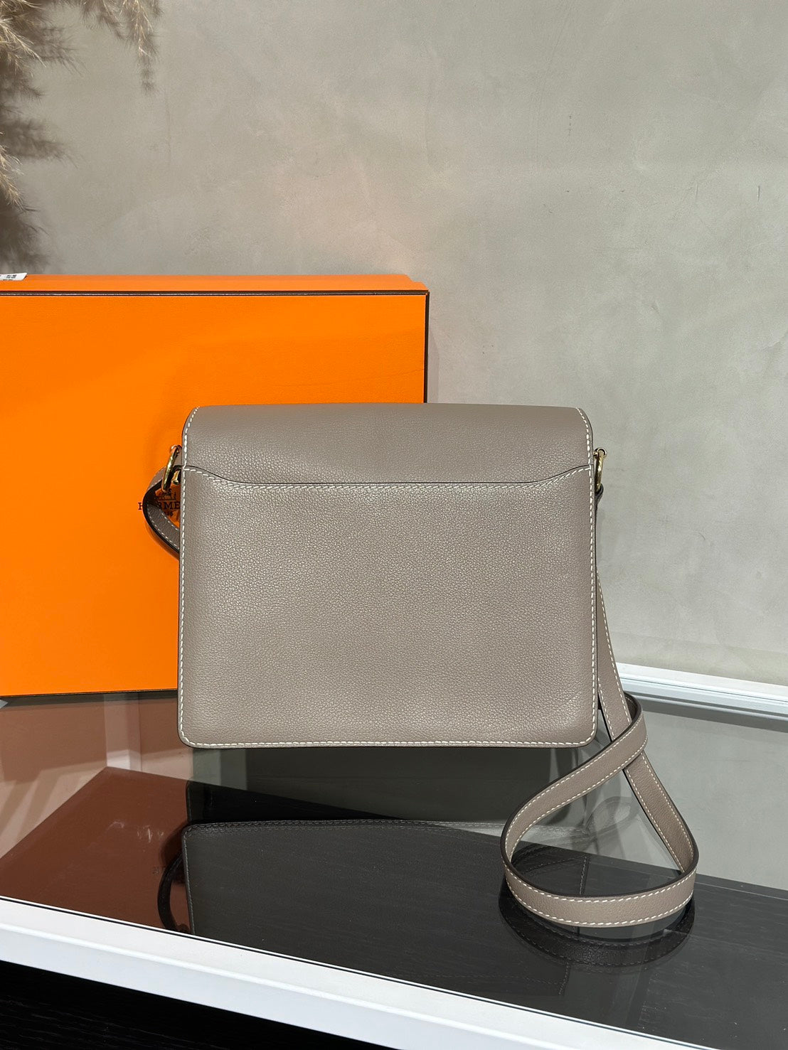 HERMES Roulis 23 - Etoupe 18 大象灰金 C