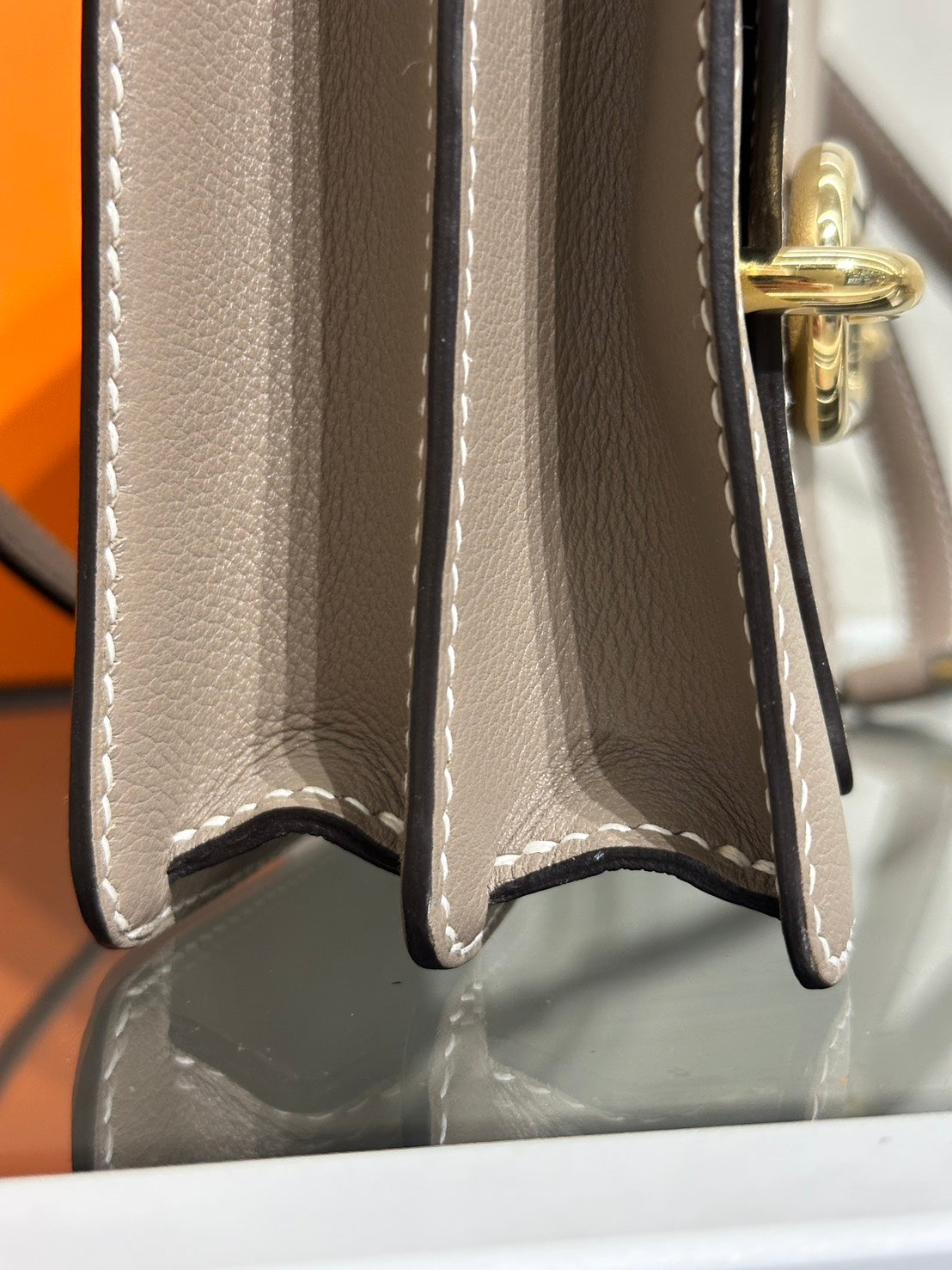 HERMES Roulis 23 - Etoupe 18 大象灰金 C