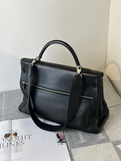 HERMES Kelly lakis 40 - 黑銀 🄿