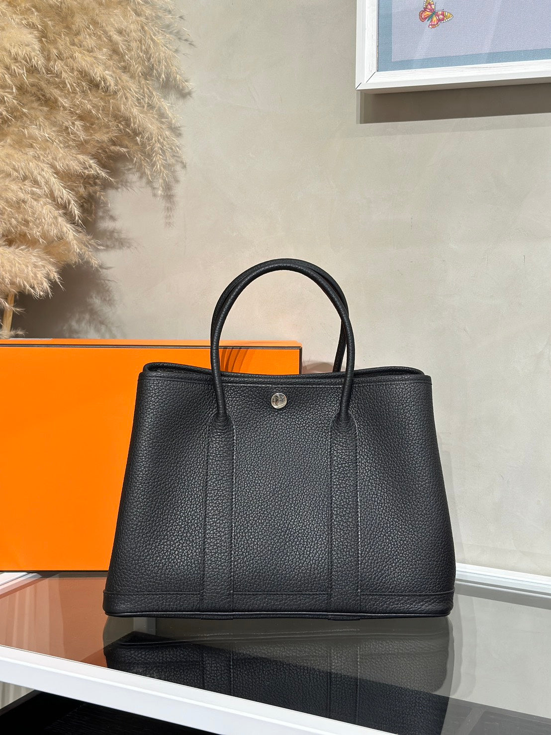 HERMES Garden Party 30 - Noir 89 黑 Z