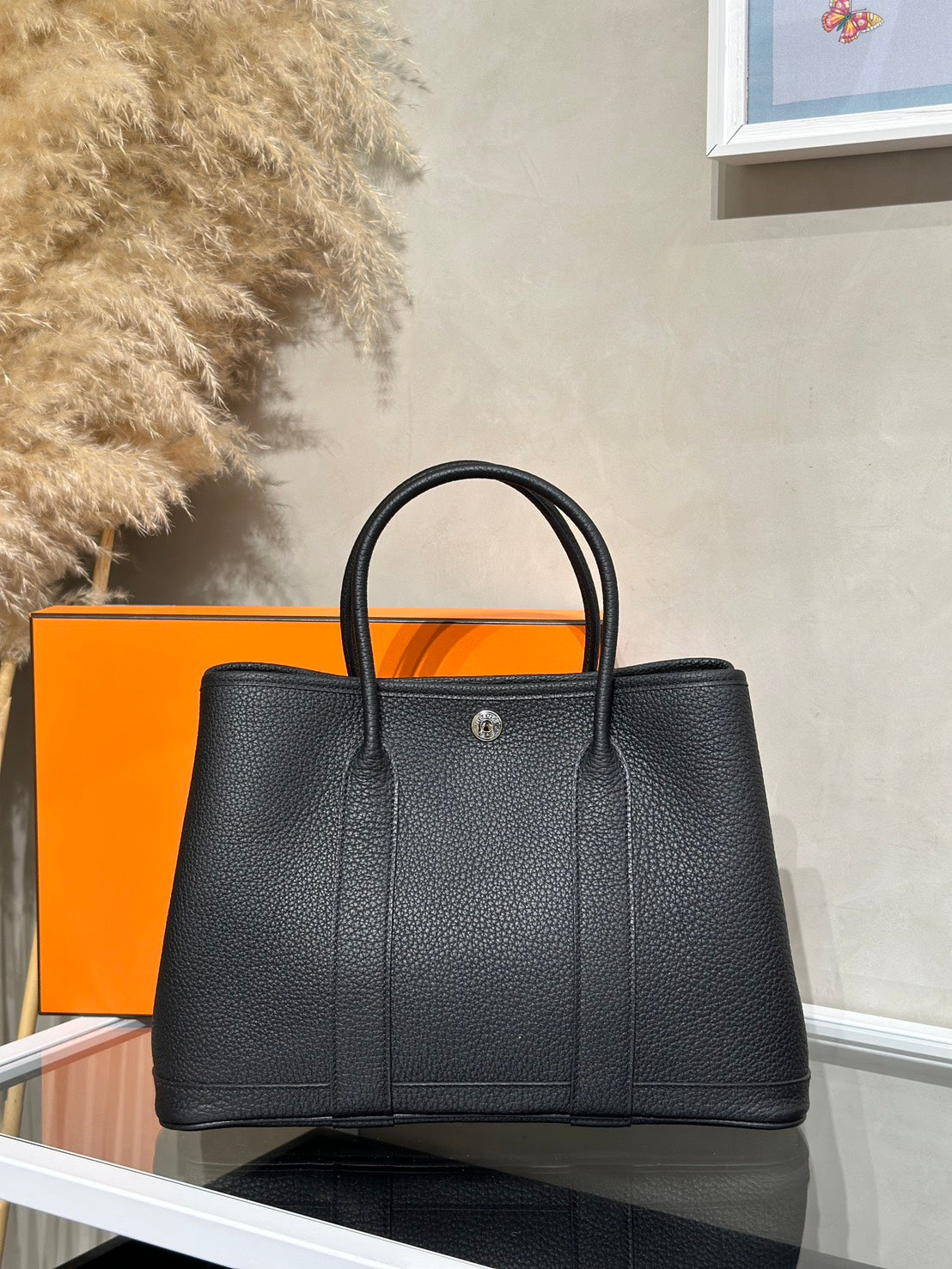 HERMES Garden Party 30 - Noir 89 黑 Z