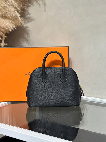 HERMES Mini Bolide - Noir 89 黑金 B