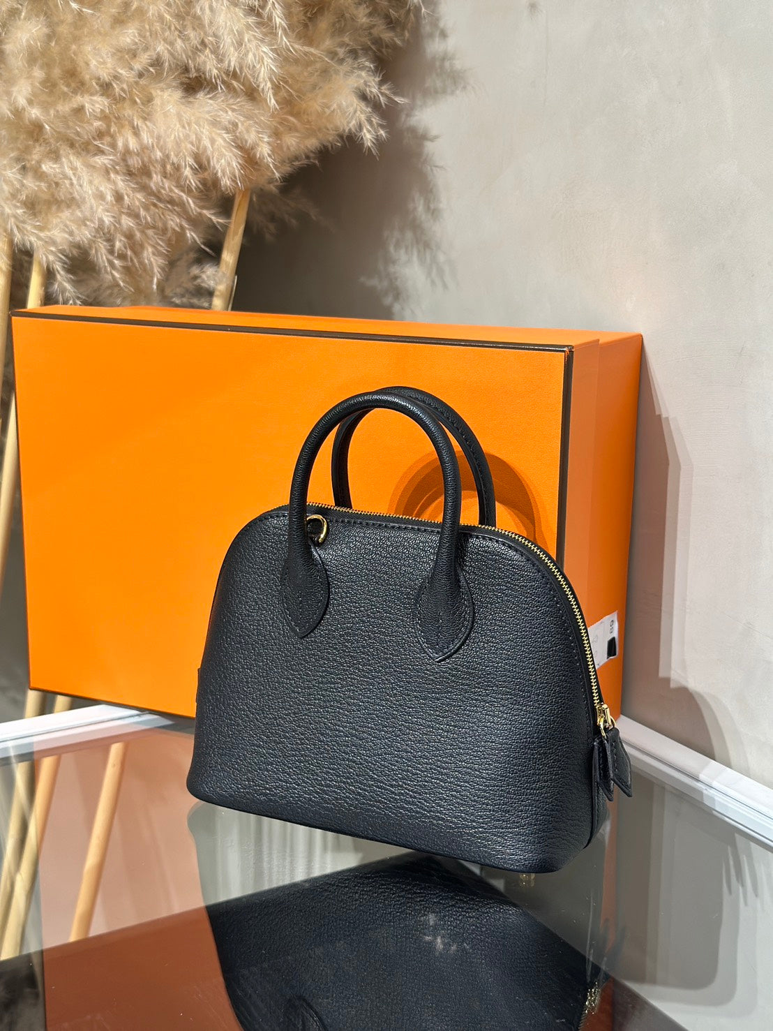 HERMES Mini Bolide - Noir 89 黑金 B