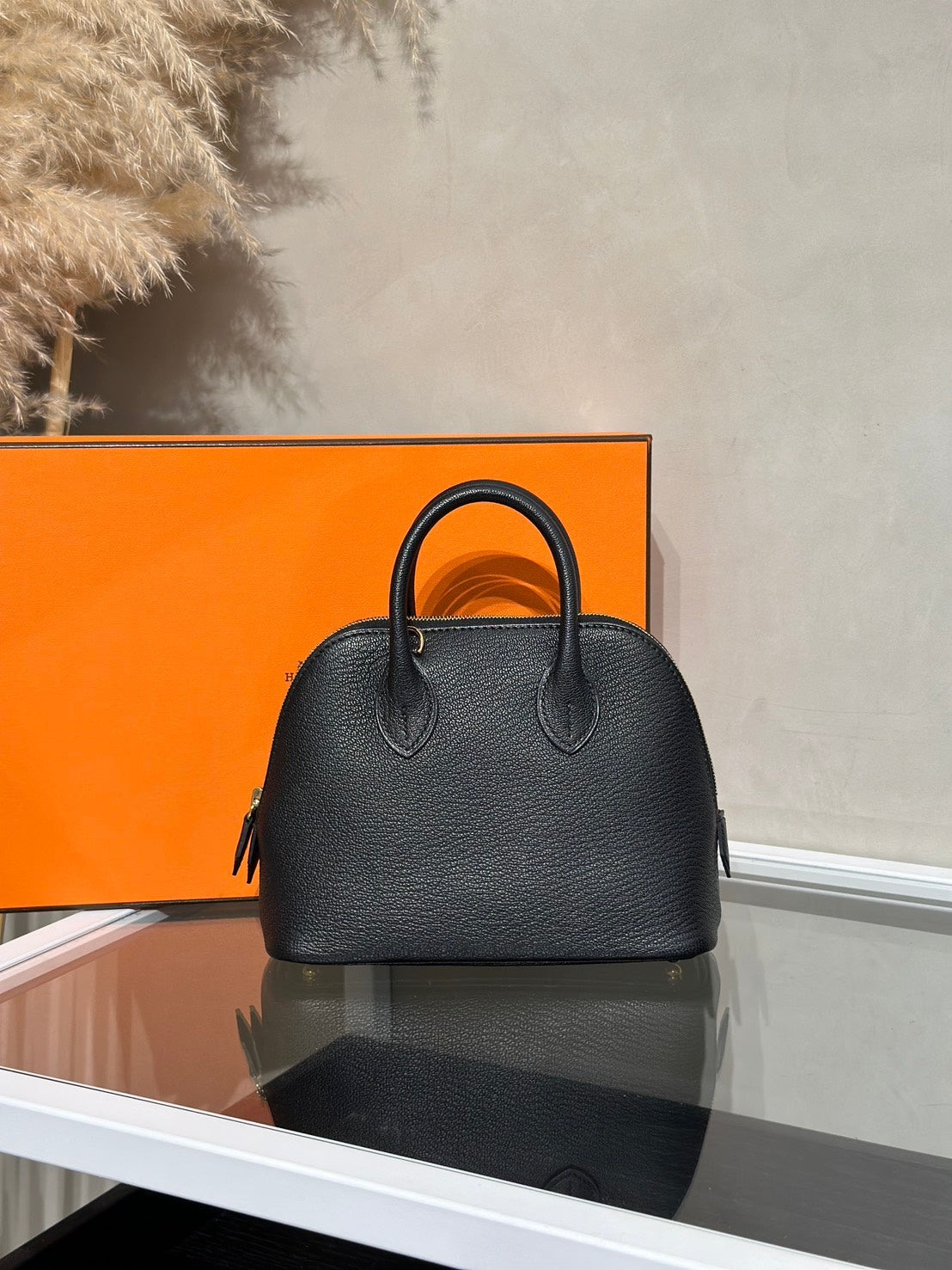HERMES Mini Bolide - Noir 89 黑金 B