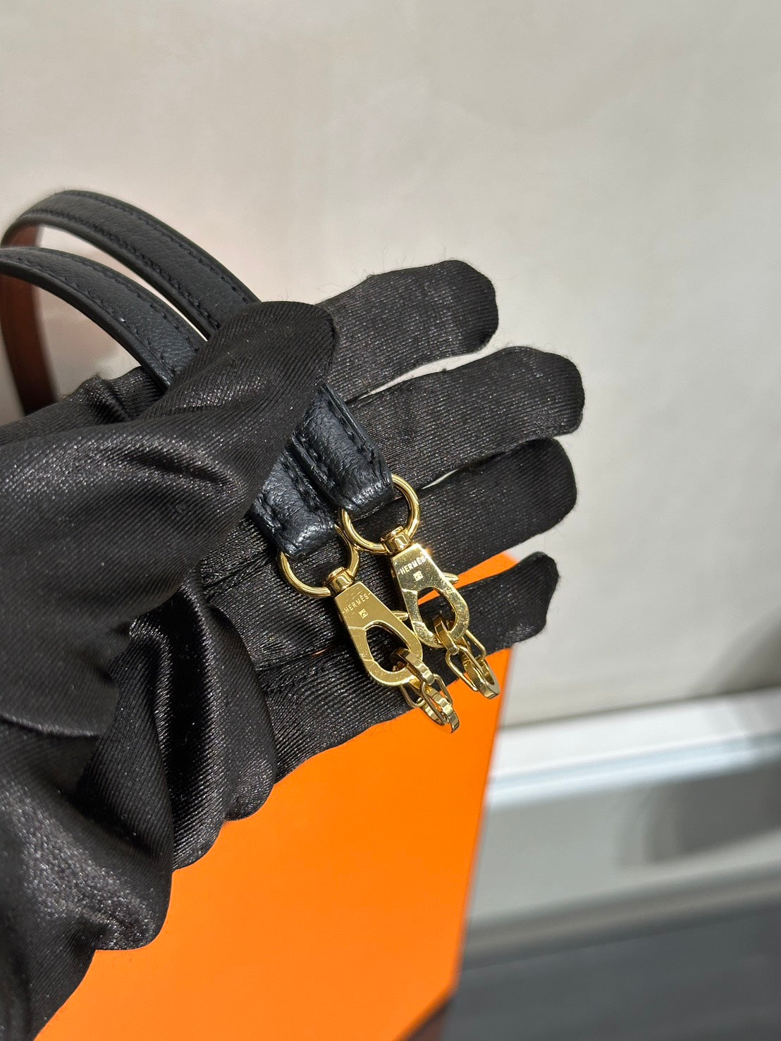 HERMES Mini Bolide - Noir 89 黑金 B