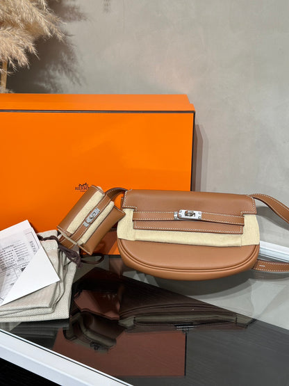 HERMES Kelly Moove - Gold 37 金棕銀 W