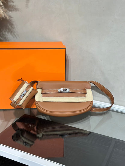 HERMES Kelly Moove - Gold 37 金棕銀 W