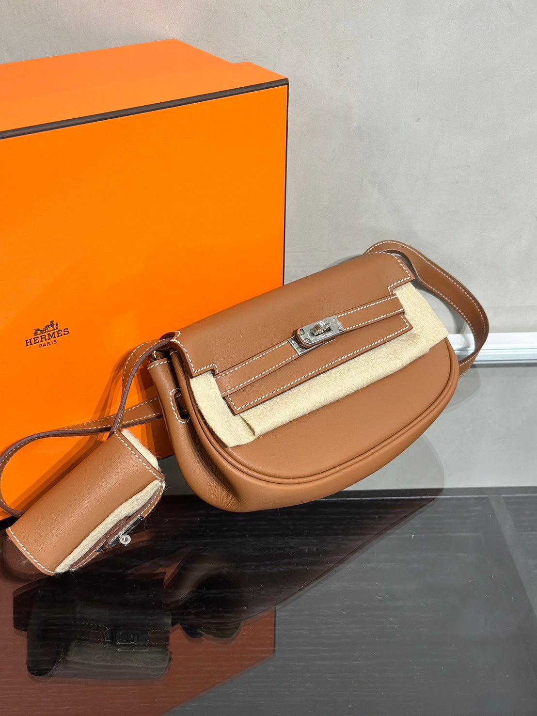 HERMES Kelly Moove - Gold 37 金棕銀 W