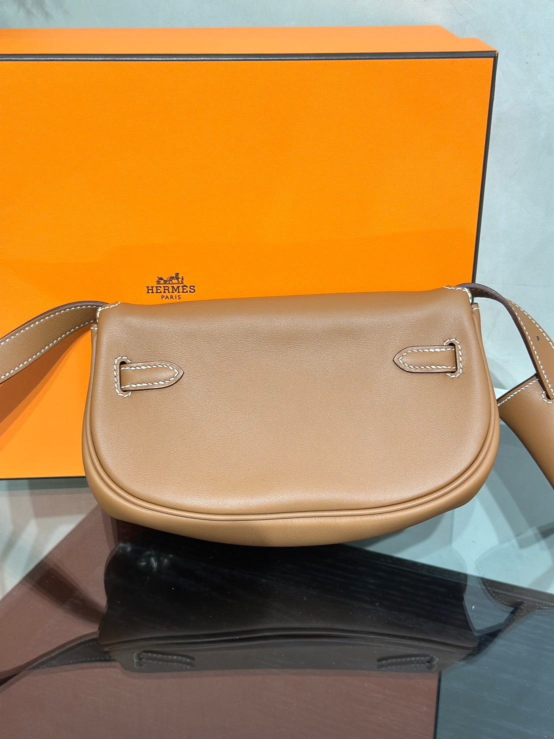 HERMES Kelly Moove - Gold 37 金棕銀 W