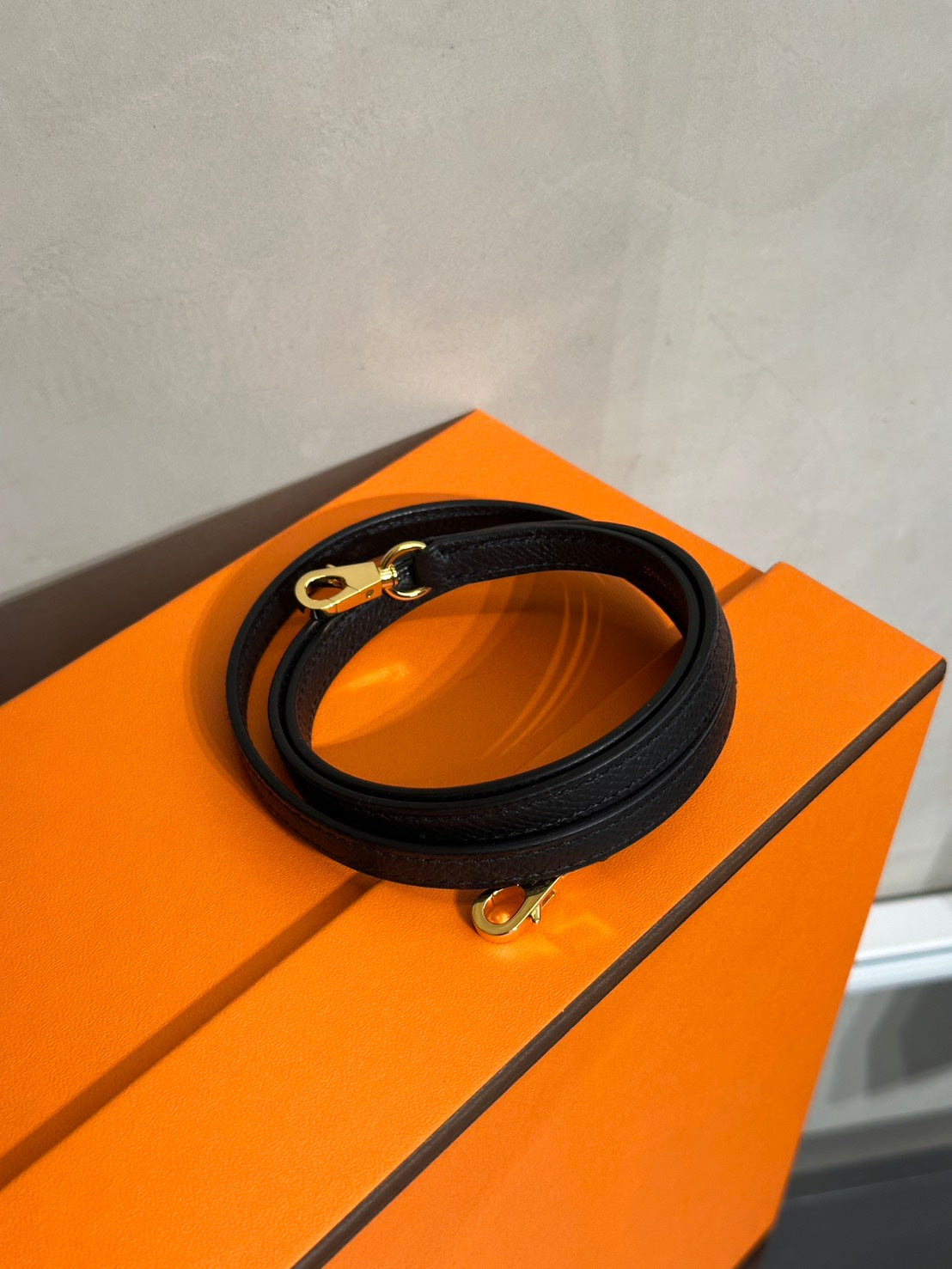 HERMES Mini Kelly ll - Noir 89 黑金 B