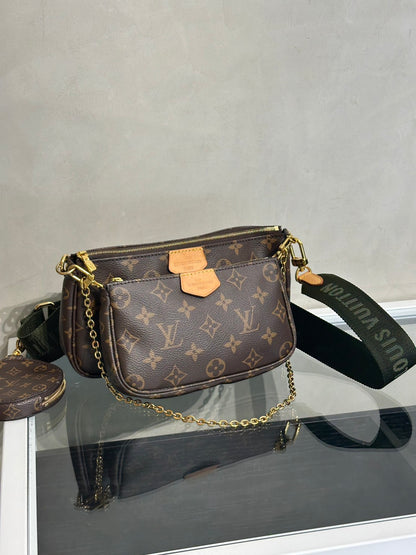 LOUIS VUITTON 五合一麻將包 - 綠