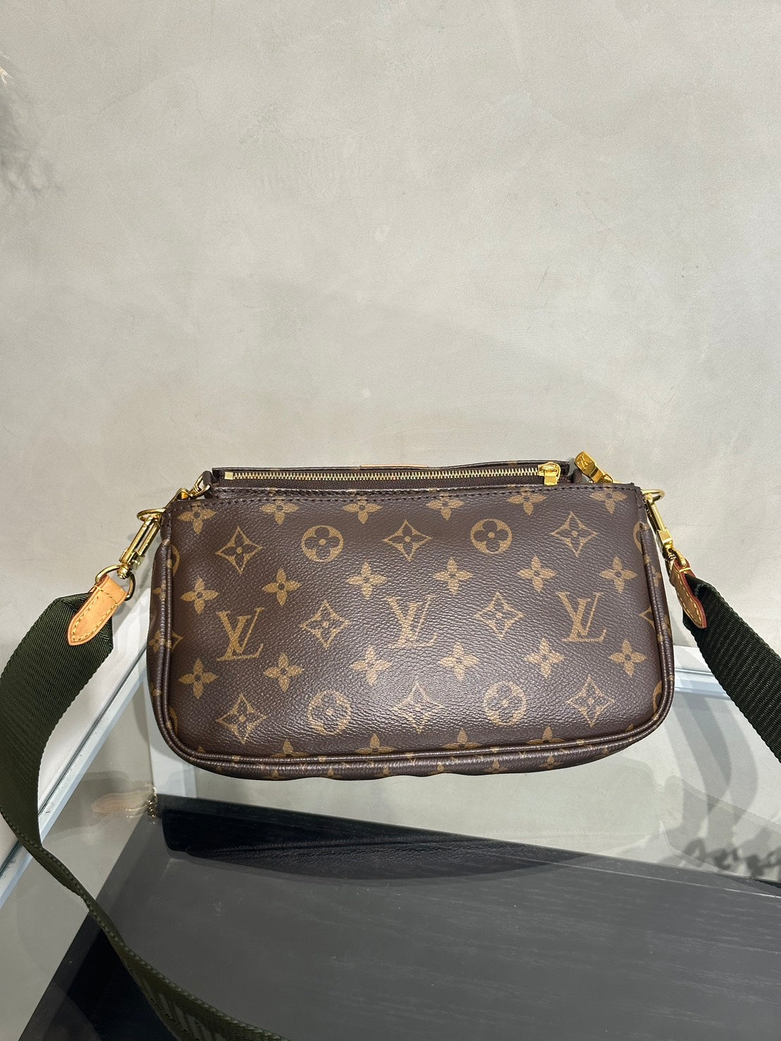 LOUIS VUITTON 五合一麻將包 - 綠