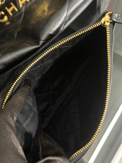 CHANEL 22 Bag - 中號黑金