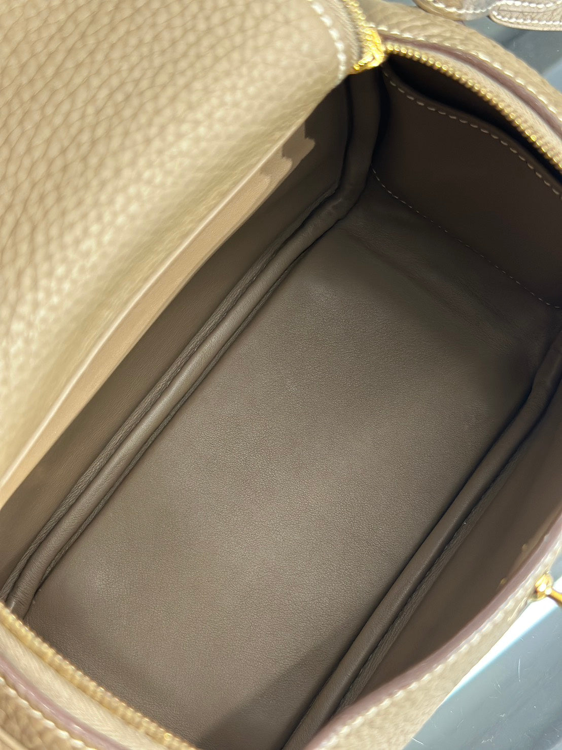 HERMES Mini Lindy - Etoupe 18 大象灰金 Y