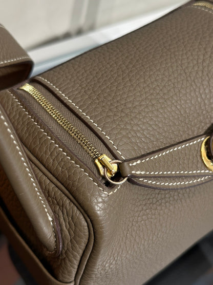 HERMES Mini Lindy - Etoupe 18 大象灰金 Y