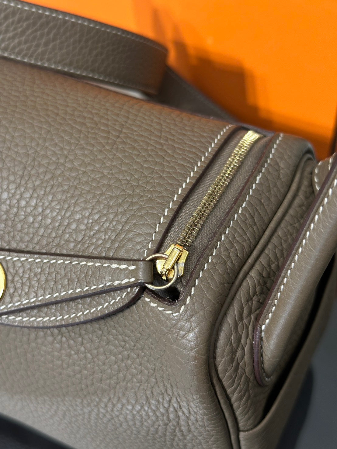 HERMES Mini Lindy - Etoupe 18 大象灰金 Y