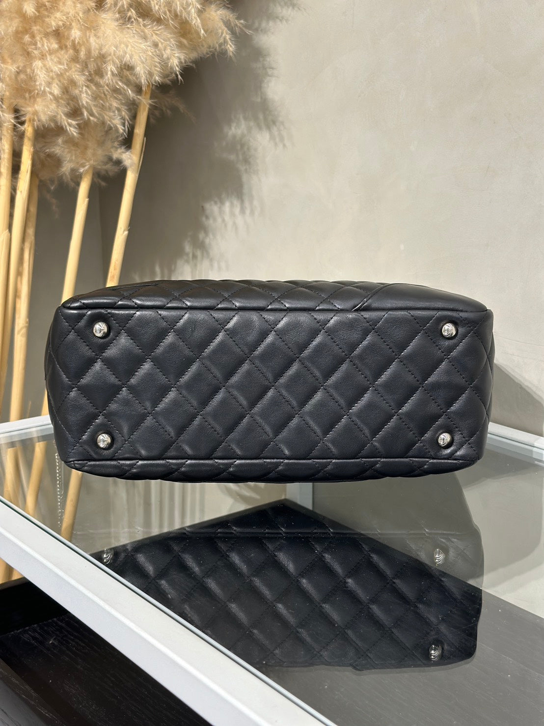 CHANEL 康朋保齡球包 - 黑8開