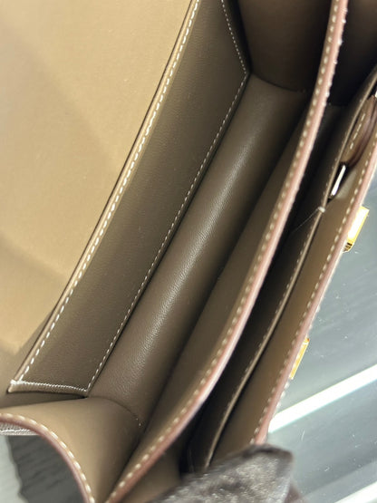 HERMES Mini Constance 19 - Etoupe 18 大象灰金 G