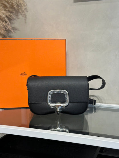 HERMES Della Elan - Noir 89 黑銀 W