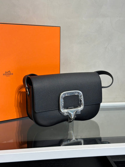 HERMES Della Elan - Noir 89 黑銀 W
