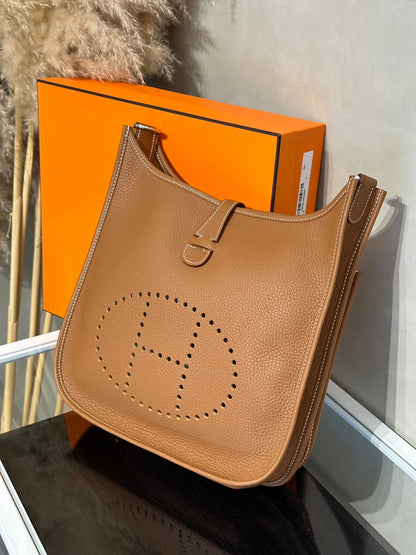HERMES Evelyne 29 - Gold 金棕銀 W