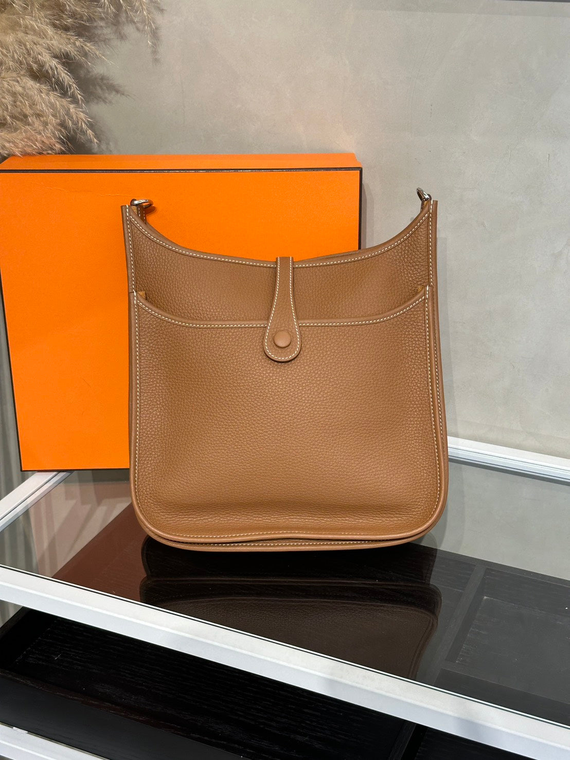 HERMES Evelyne 29 - Gold 金棕銀 W