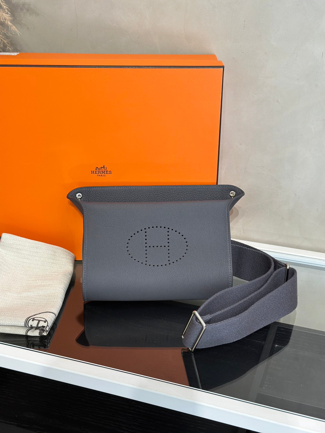HERMES Vide poches - Ardoise 85 石板灰 W